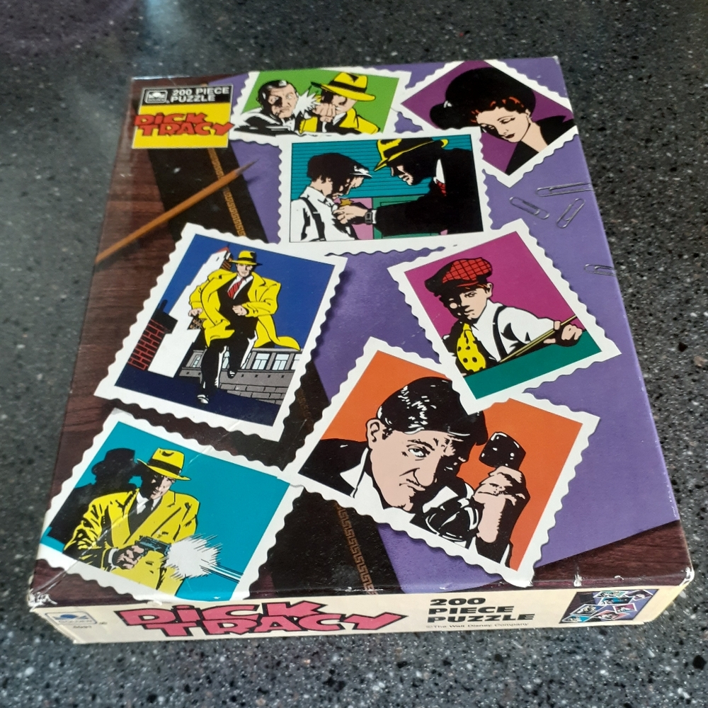 Vintage 90's Dick Tracy 200 Piece Puzzle